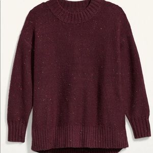 Old Navy Oversized Cozy Textured Crew-Neck Sweater